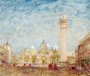 Plaza de San Marcos en Venecia
